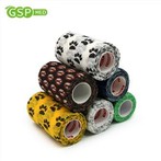 귀여운 발 위장 멀티 컬러 인쇄 붕대 우아한 탄성 랩 붕대